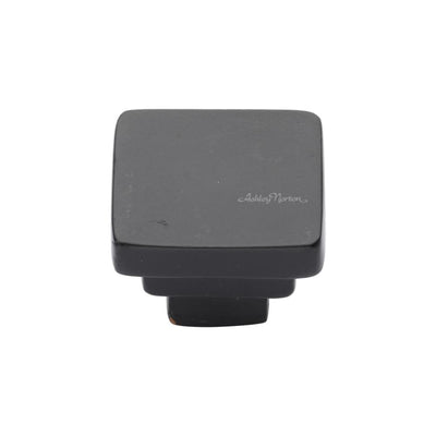 Ashley Norton 3672 Square Step Knob in Matte Black