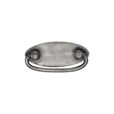 Ashley Norton 6266 Oval Drop Pull in Medium White Bronze