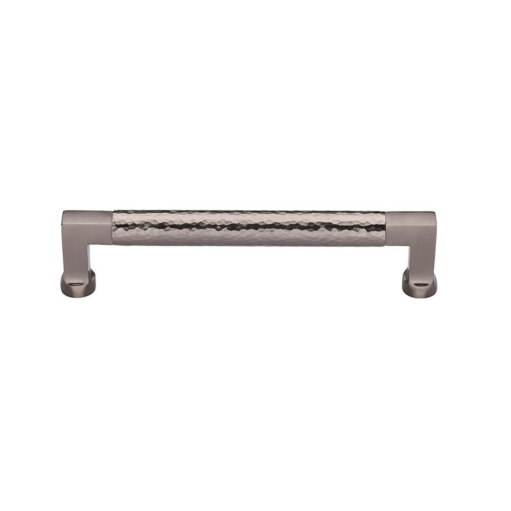 Ashley Norton MK0312 Hammered Bauhaus Cabinet Pull in Satin Nickel
