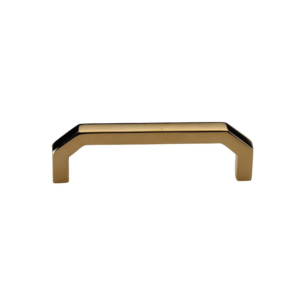 Ashley Norton MT3465 Angular Cabinet Pull in Unlacquered Brass