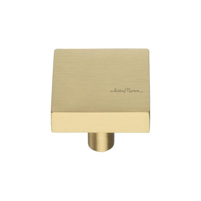 Ashley Norton MT3685 Square Knob in Satin Brass