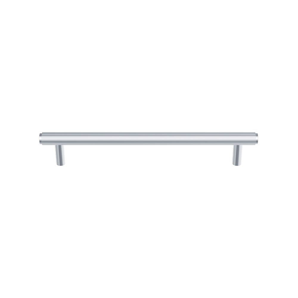 Ashley Norton MT4447 Lucerne Reeded Cabinet Pull in Polished Chrome