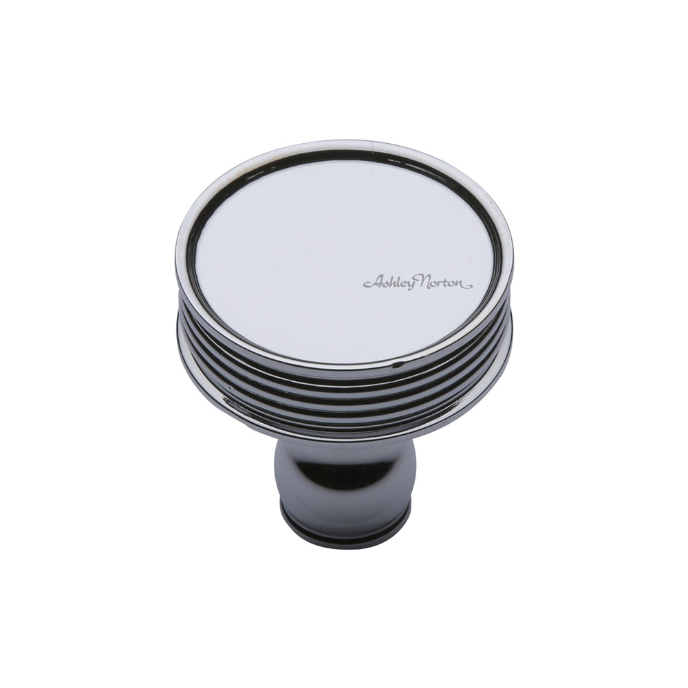 Ashley Norton MT4547 Ridged Knob in Polished Chrome