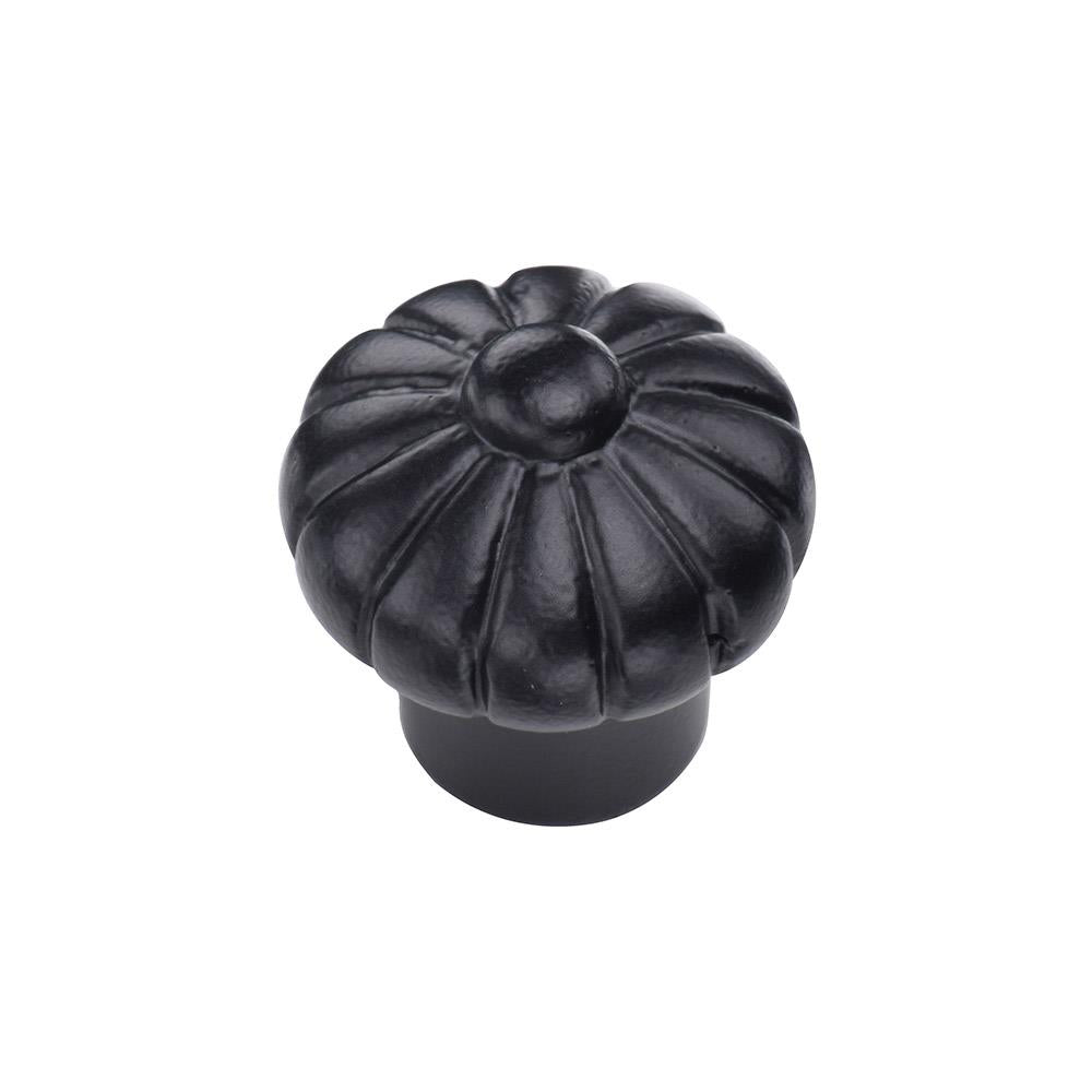 Ashley Norton 394 Flower Knob in Matte Black