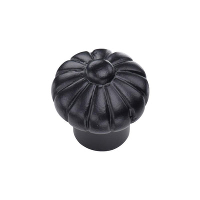 Ashley Norton 394 Flower Knob in Matte Black