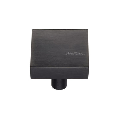 Ashley Norton MT3685 Square Knob in Dark Oil Rubbed