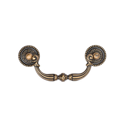 Ashley Norton MB3085 Orante Drop Pull in Distressed Brass
