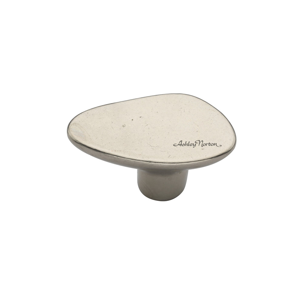Ashley Norton 3920 Oblong Stone Knob in White Bronze
