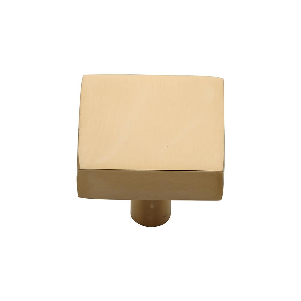 Ashley Norton MT3685 Square Knob in Unlacquered Brass