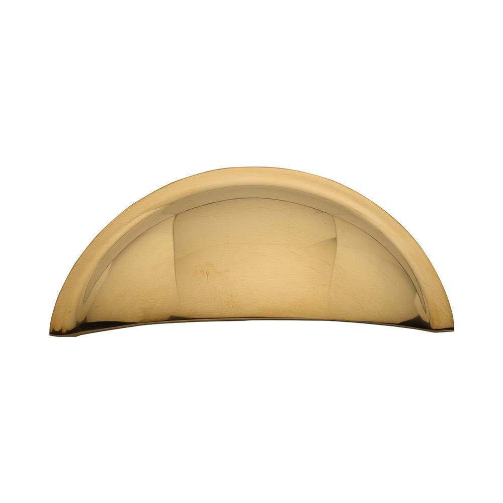 Ashley Norton MT2700 Ely Cup Pull in Unlacquered Brass
