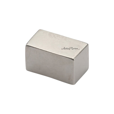 Ashley Norton 3892 Cube Cup Knob in White Bronze