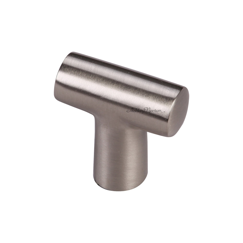 Ashley Norton MT2234 'T' Knob in Satin Nickel