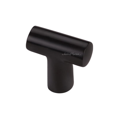 Ashley Norton MT2234 'T' Knob in Flat Black