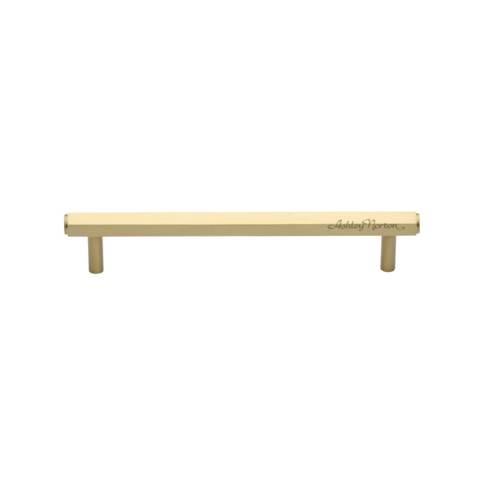 Ashley Norton MT4422 Hex Modern Profile Pull in Satin Brass