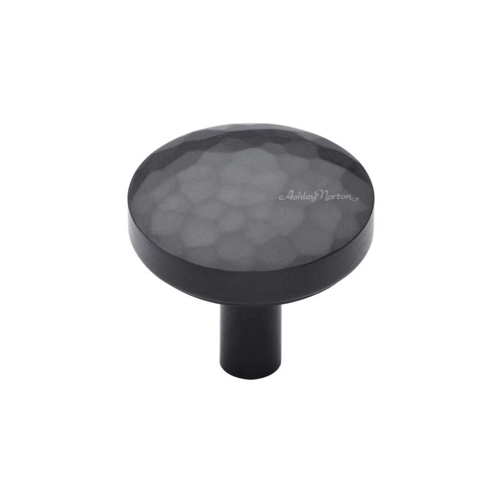 Ashley Norton MT3877 Tayo Hammered Cabinet Knob in Dark Oil Rubbed