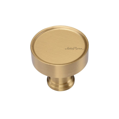 Ashley Norton MT4549 Blackburn Knob in Satin Brass
