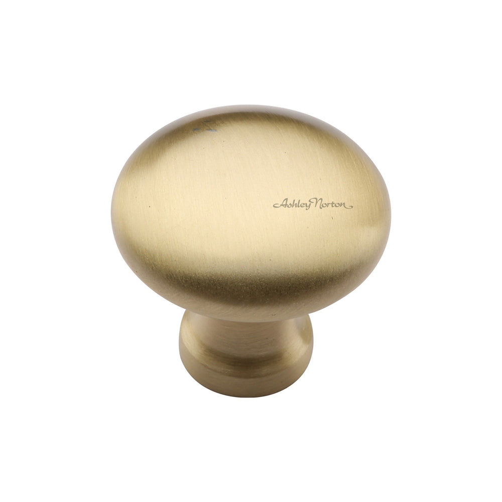 Ashley Norton MT0117 Round Knob in Satin Brass