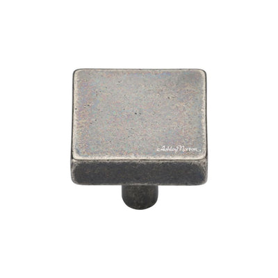 Ashley Norton 3897 Square Disc Knob in Medium White Bronze