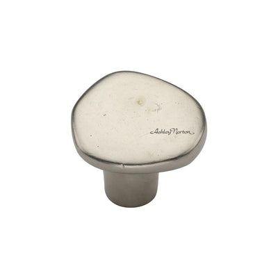 Ashley Norton 3927 Round Stone Knob in White Bronze