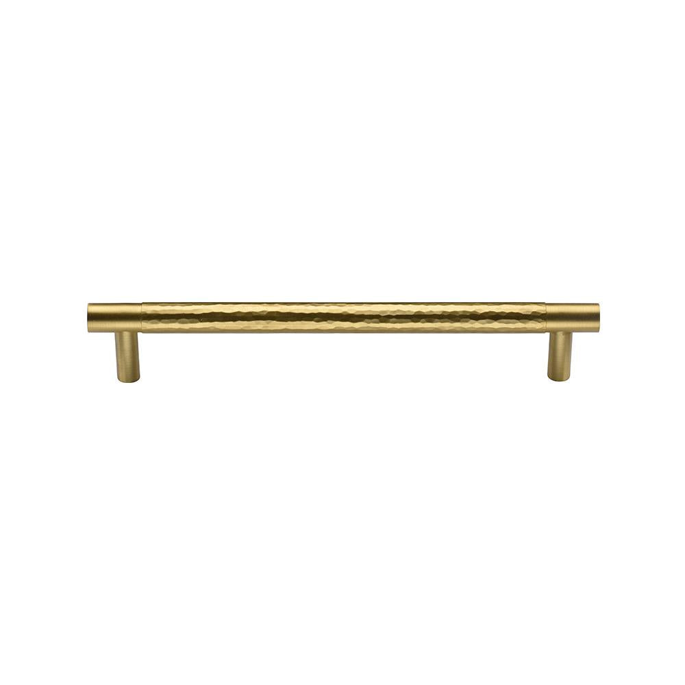 Ashley Norton MK4461 Partial Hammered Cabinet Pull in Satin Brass