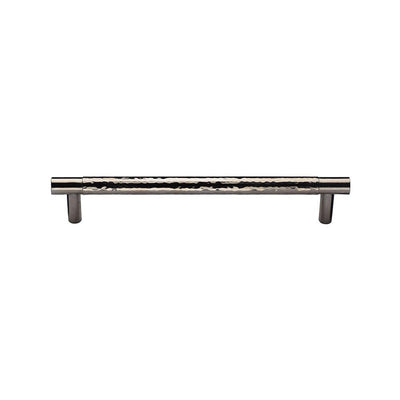Ashley Norton MK4461 Partial Hammered Cabinet Pull in Polished Nickel