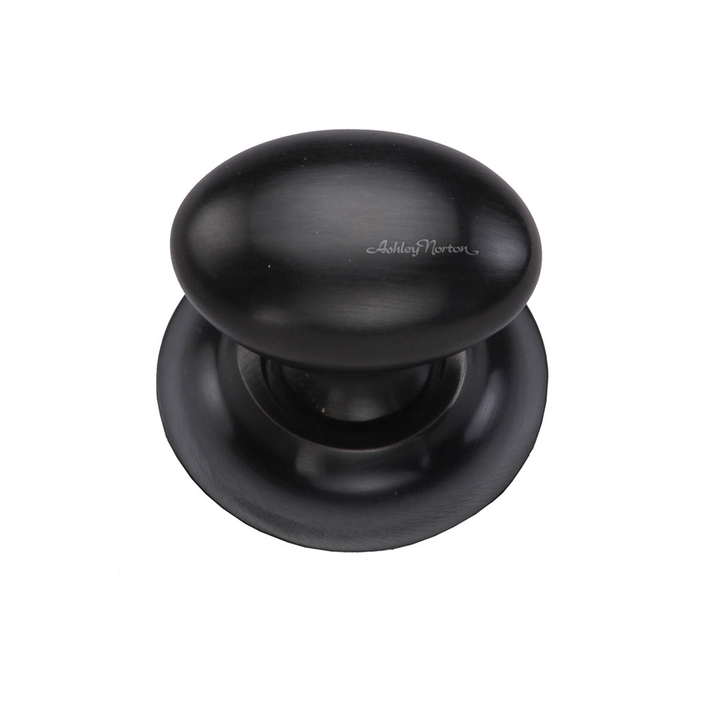 Ashley Norton MT0114 Egg Knob on Rose in Dark Oil Rubbed