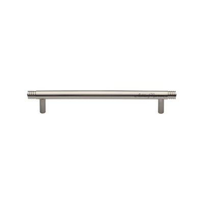 Ashley Norton MT4446 Zurich Ridged Pull in Satin Nickel