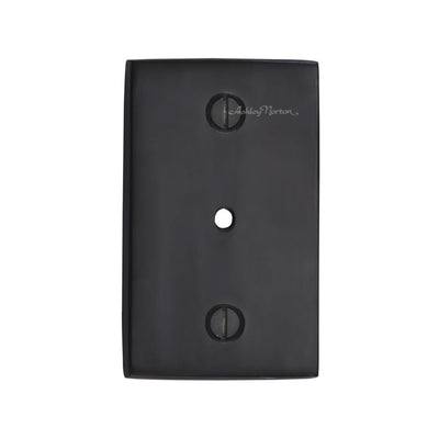 Ashley Norton MT42SQ Rectangular Backplate in Flat Black