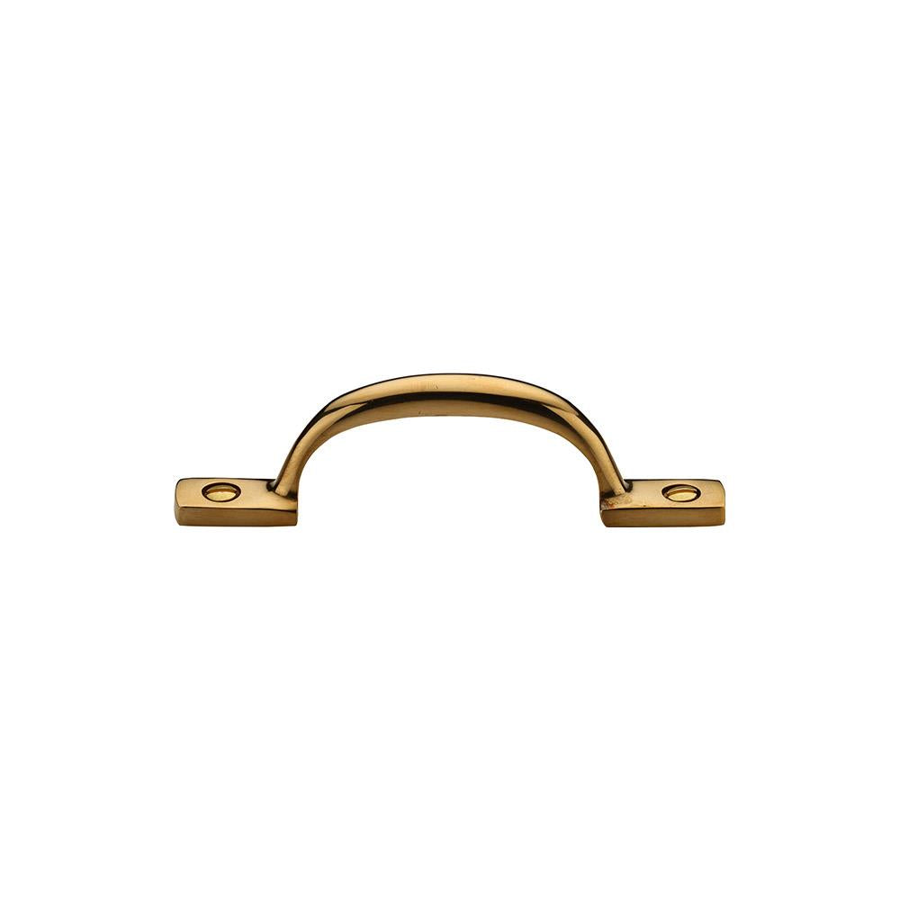 Ashley Norton MT1090 Sash Pull in Unlacquered Brass