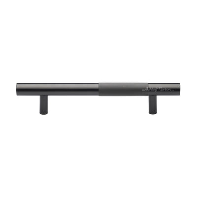 Ashley Norton V1365 Bar Knurled Appliance Pull in Flat Black