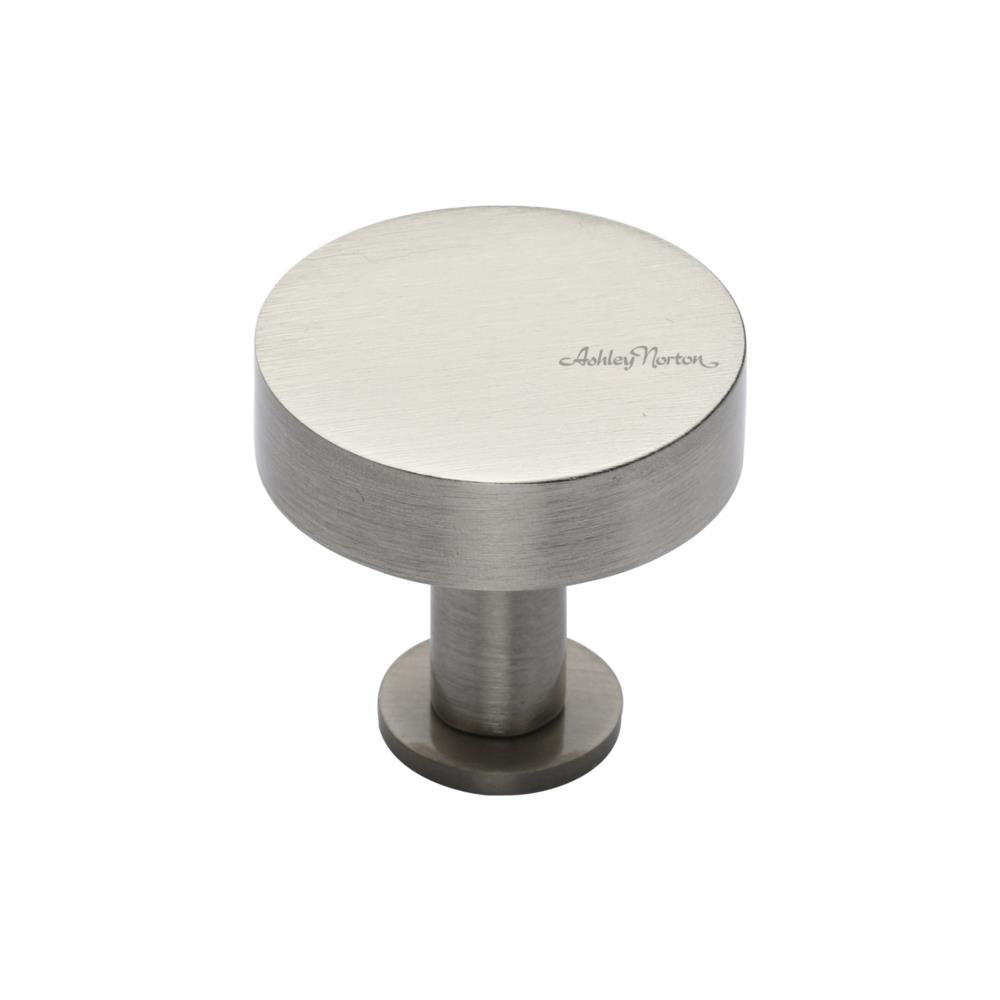 Ashley Norton MT3885 Bracknell Cabinet Knob in Satin Nickel