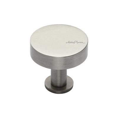 Ashley Norton MT3885 Bracknell Cabinet Knob in Satin Nickel