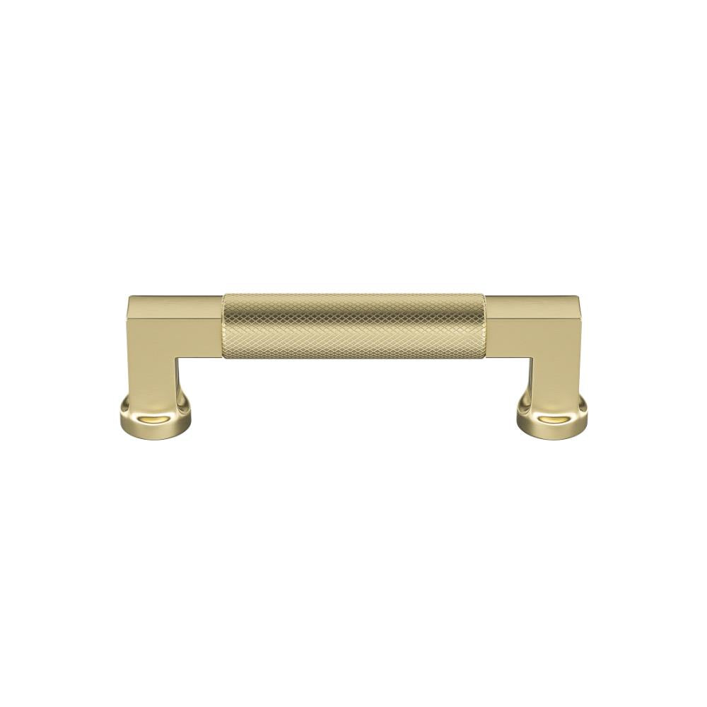 Ashley Norton MT0315 Knurled Bauhaus Cabinet Pull in Satin Brass