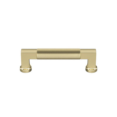 Ashley Norton MT0315 Knurled Bauhaus Cabinet Pull in Satin Brass