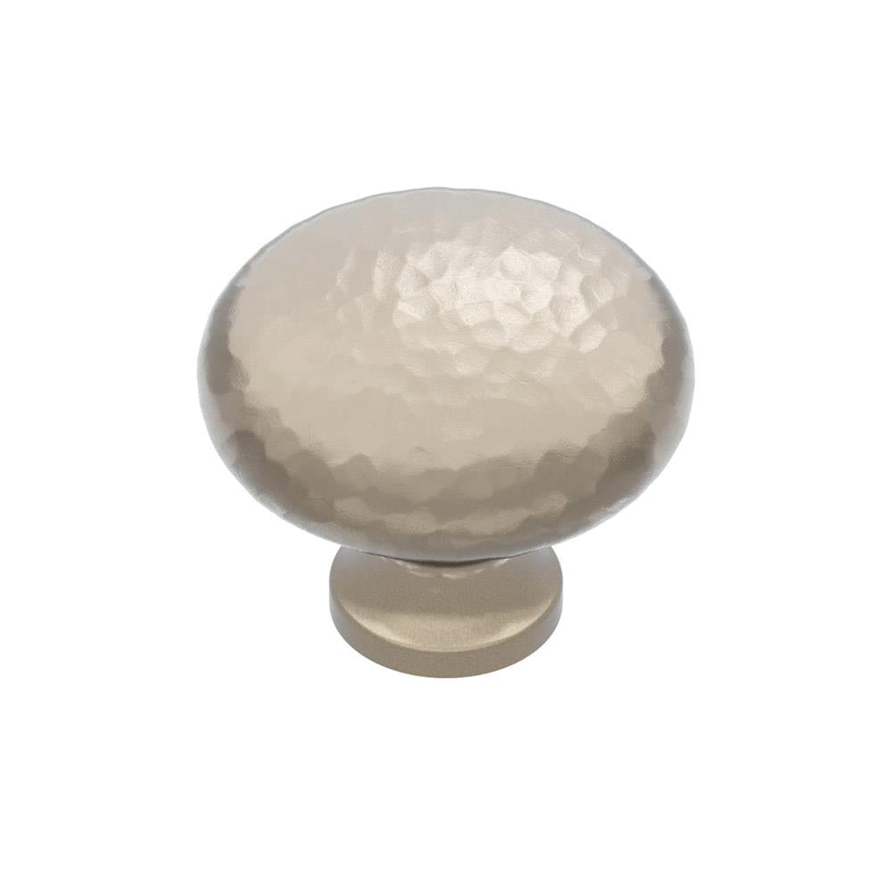 Ashley Norton H117 Hammered Round Knob in White Bronze