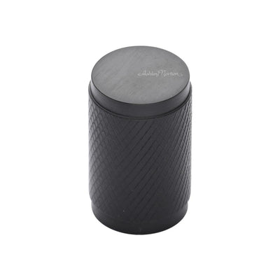 Ashley Norton MT3850 Knurled Stick Cabinet Knob in Dark Oil Rubbed