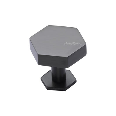 Ashley Norton MT4335 Hex Cabinet Knob in Dark Oil Rubbed