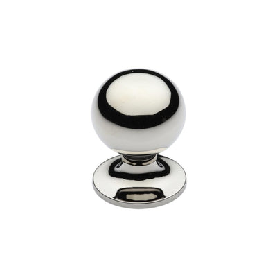 Ashley Norton MT8321 Orb Knob in Polished Nickel