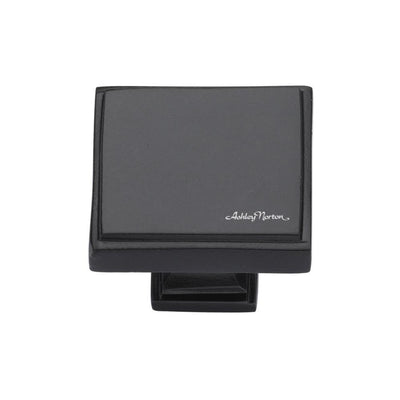 Ashley Norton 3899 Miles Knob in Matte Black