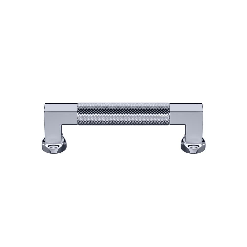 Ashley Norton MT0315 Knurled Bauhaus Cabinet Pull in Polished Chrome