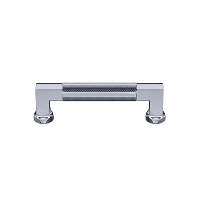 Ashley Norton MT0315 Knurled Bauhaus Cabinet Pull in Polished Chrome