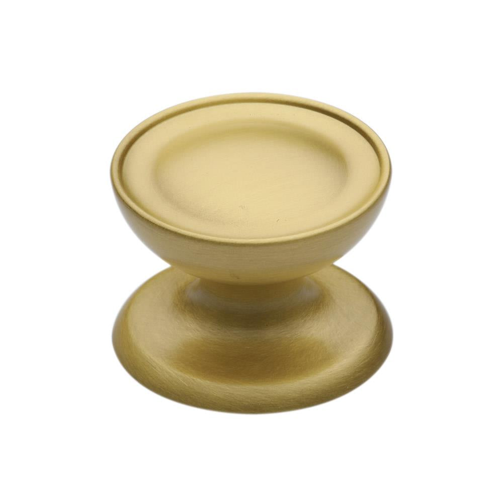 Ashley Norton MT4386 Beverly Knob in Satin Brass