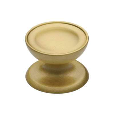 Ashley Norton MT4386 Beverly Knob in Satin Brass