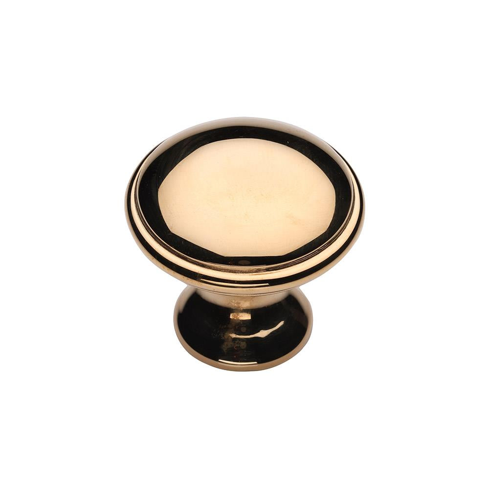 Ashley Norton MT3950 Adria Cabinet Knob in Unlacquered Brass