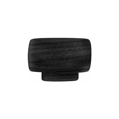 Ashley Norton MN4431 Rectangular Knob in Black Stained Ash