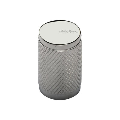 Ashley Norton MT3850 Knurled Stick Cabinet Knob in Polished Nickel