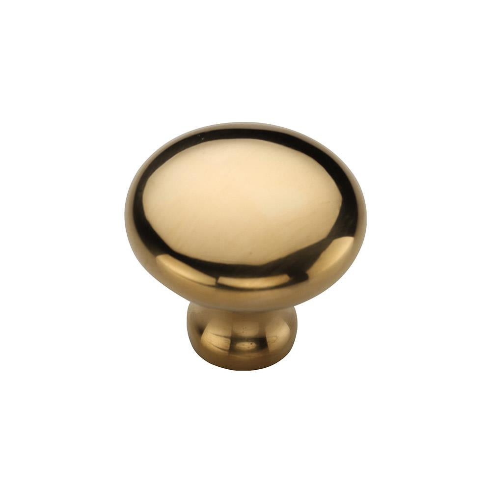 Ashley Norton MT0117 Round Knob in Unlacquered Brass