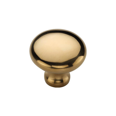Ashley Norton MT0117 Round Knob in Unlacquered Brass