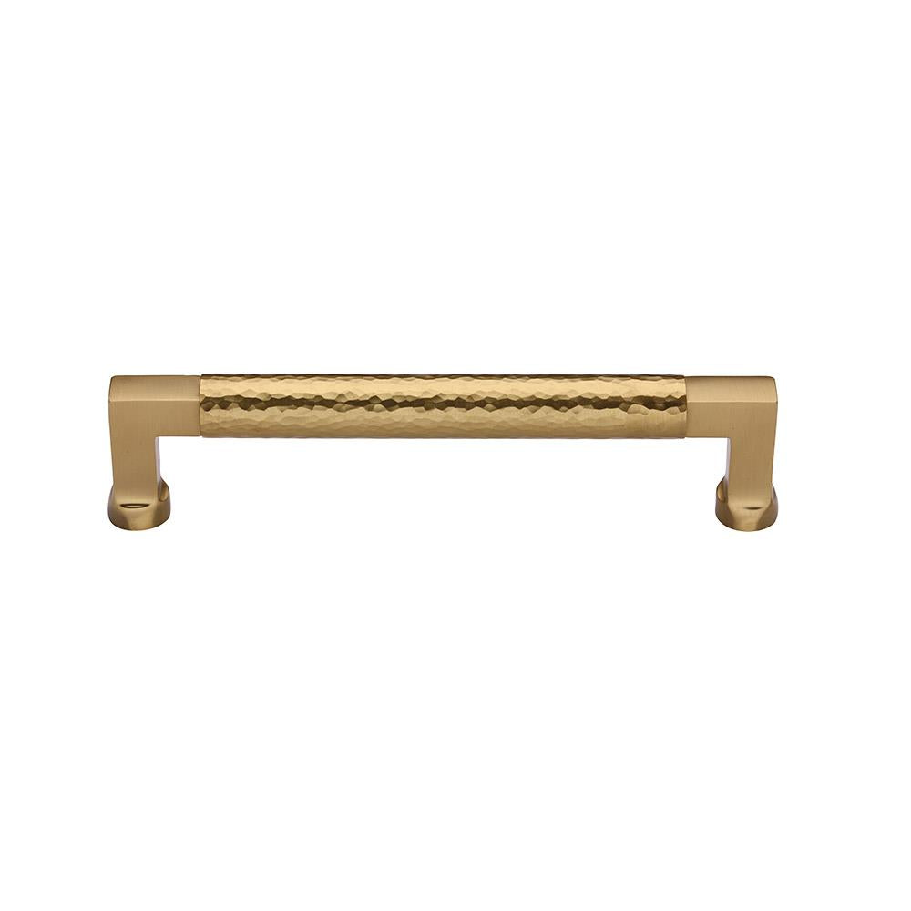 Ashley Norton MK0312 Hammered Bauhaus Cabinet Pull in Satin Brass