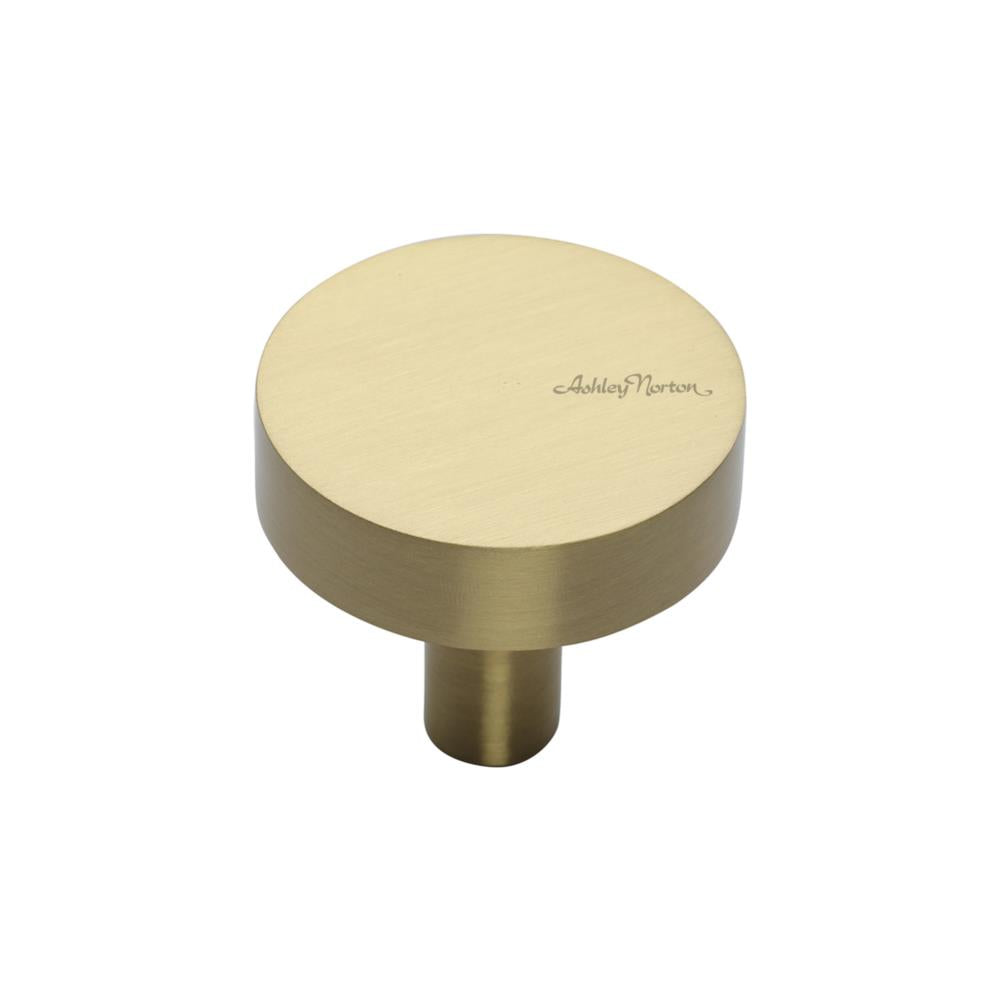 Ashley Norton MT3880 Helios Cabinet Knob in Satin Brass